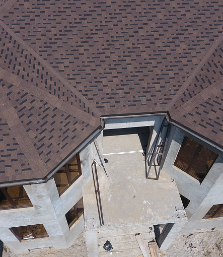 Гибкая черепица, серия PREMIUM, коллекция ГЕНУЯ, цвет Кунжут - 5