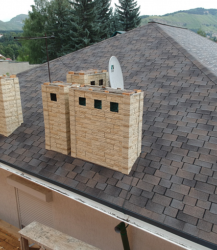 Гибкая черепица, cерия PREMIUM, Коллекция САППОРО, цвет Вагаси - 3