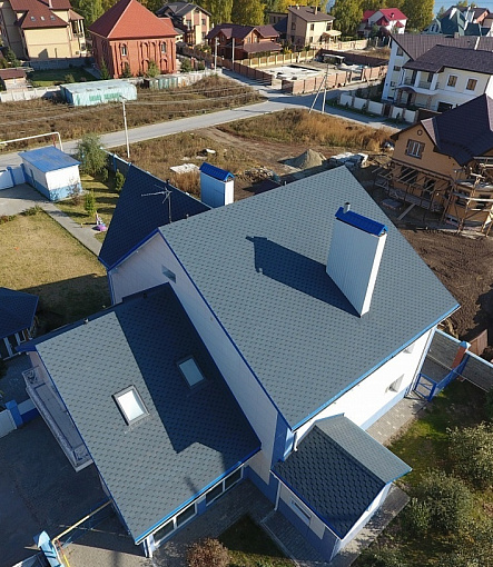 Гибкая черепица, серия PREMIUM, коллекция КЁЛЬН, цвет Чернослив - 1