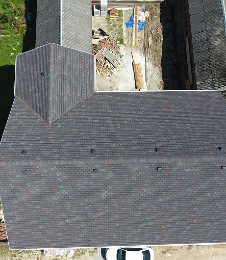 Гибкая черепица, серия PREMIUM, коллекция ЖЕНЕВА, цвет Изюм - 4