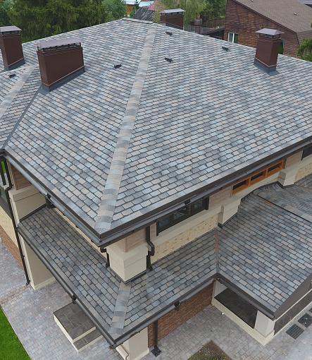 Гибкая черепица, серия PREMIUM, коллекция ЖЕНЕВА, цвет Вагаси - 8