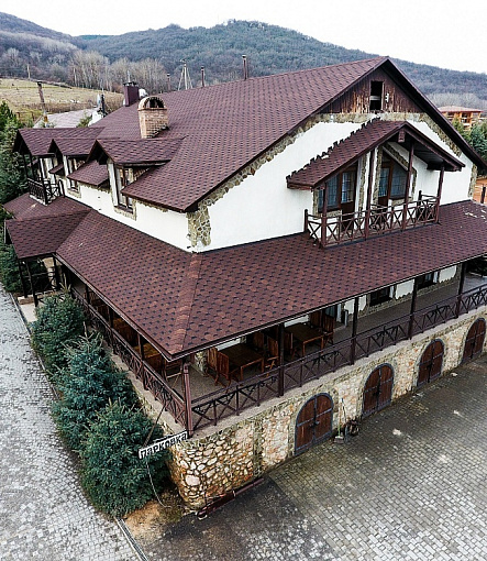 Гибкая черепица, серия STANDARD, коллекция СОТА, цвет Коричневый - 4