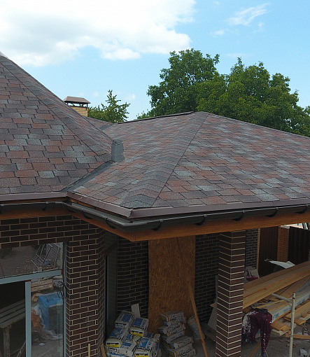 Гибкая черепица, серия PREMIUM, коллекция САППОРО, цвет Слива - 1