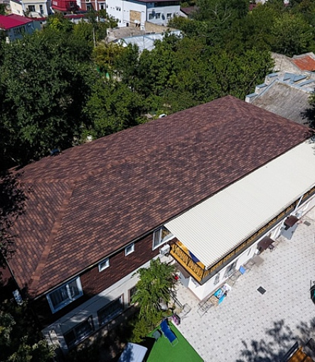 Битумная черепица, Серия Premium, Коллекция Женева, Цвет Кофе - 1