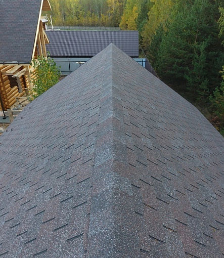 Гибкая черепица, серия PREMIUM, коллекция ЦЮРИХ, цвет Изюм - 5