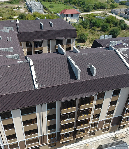 Гибкая черепица, серия EUROPA, коллекция КАРАТ, цвет Коричневый - 5