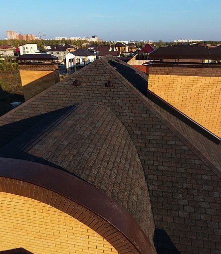 Гибкая черепица, серия PREMIUM, коллекция ЖЕНЕВА, цвет Изюм - 1