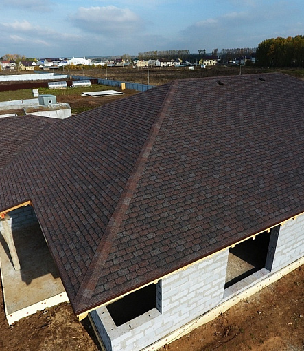 Гибкая черепица, серия PREMIUM, коллекция ЖЕНЕВА, цвет Изюм - 4