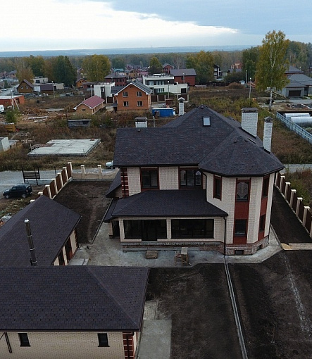 Гибкая черепица, серия PREMIUM, коллекция ЦЮРИХ, цвет Изюм - 5