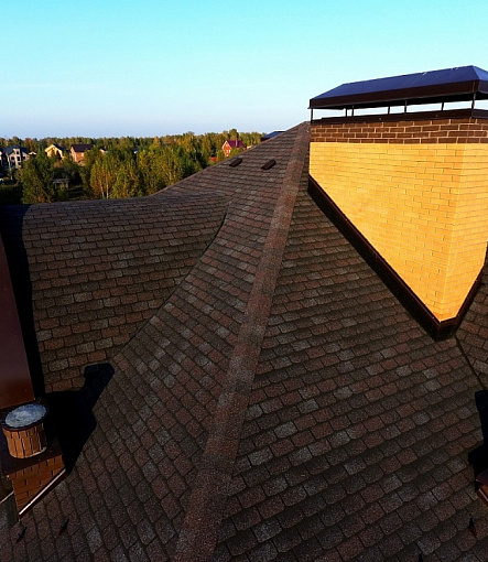 Гибкая черепица, серия PREMIUM, коллекция ЖЕНЕВА, цвет Изюм - 3