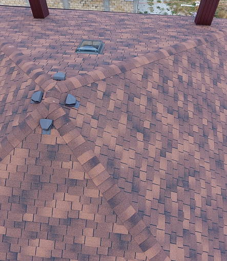 Гибкая черепица, серия PREMIUM, коллекция САППОРО, цвет Кофе - 13