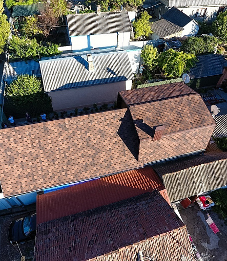 Гибкая черепица, серия PREMIUM, коллекция ШЕФФИЛД, цвет Кофе - 2