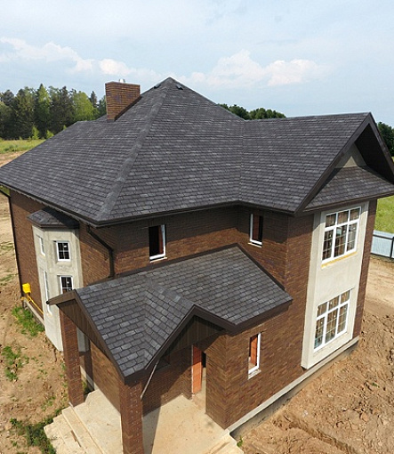 Битумная черепица, Серия Premium, Коллекция Женева, Цвет Фладен - 2