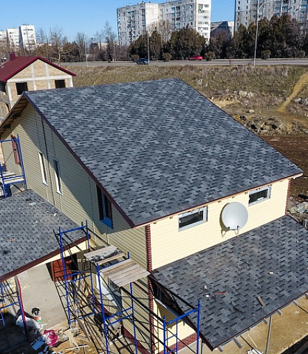 Битумная черепица, Серия Premium, Коллекция Генуя, Цвет Канноли - 1