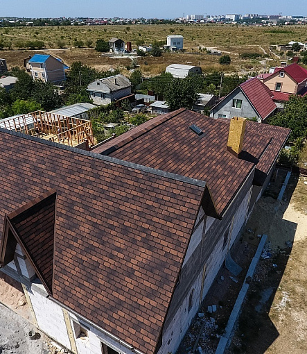 Гибкая черепица, серия PREMIUM, коллекция ЖЕНЕВА, цвет Кофе - 4