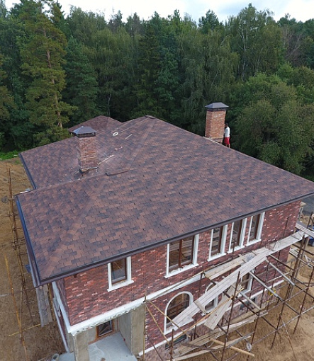 Битумная черепица, Серия Premium, Коллекция Цюрих, Цвет Кофе - 1