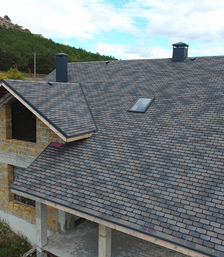 Гибкая черепица, серия PREMIUM, коллекция ЖЕНЕВА, цвет Вагаси - 1