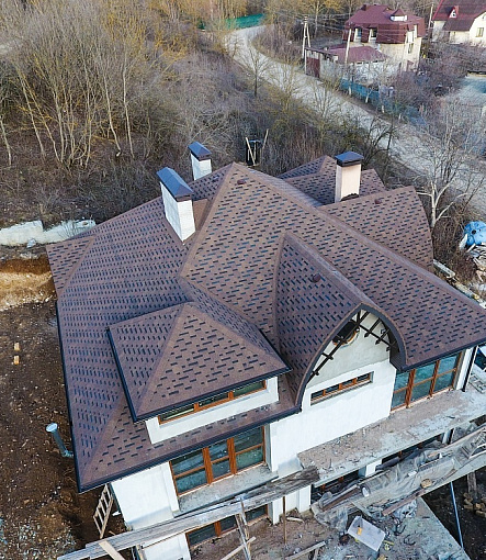 Гибкая черепица, серия PREMIUM, коллекция ГЕНУЯ, цвет Кунжут - 4