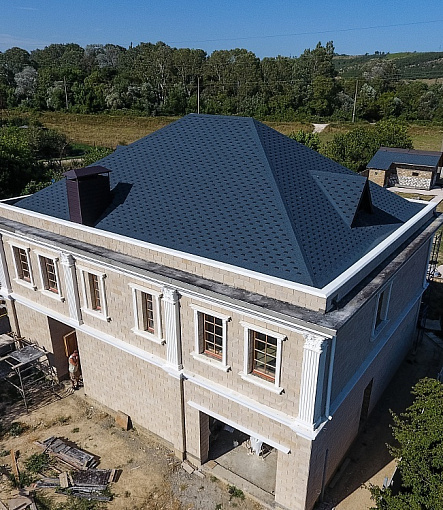 Гибкая черепица, серия PREMIUM, коллекция КЁЛЬН, цвет Чернослив - 6