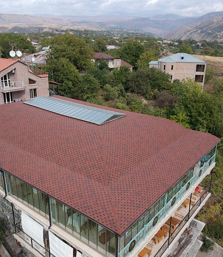 Гибкая черепица, серия STANDARD, коллекция СОТА, цвет Красный - 1