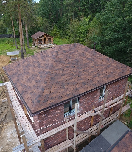 Гибкая черепица, серия PREMIUM, коллекция ЦЮРИХ, цвет Кофе - 5