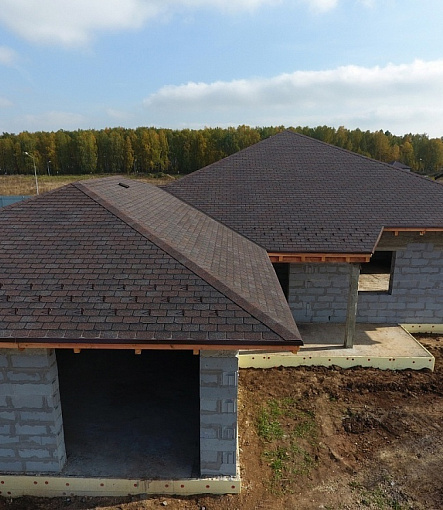 Гибкая черепица, серия PREMIUM, коллекция ЖЕНЕВА, цвет Изюм - 5