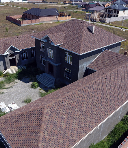 Гибкая черепица, серия PREMIUM, коллекция ГЕНУЯ, цвет Амаретто - 1