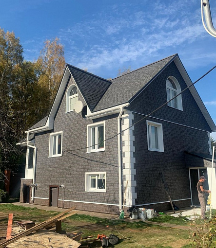 Битумная черепица, Серия Dragon Lux, Цвет Фладен - 3