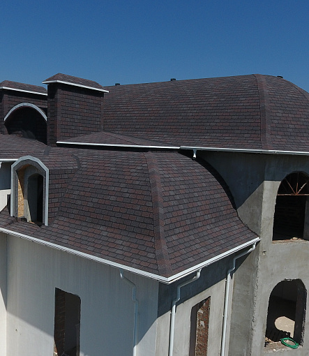 Гибкая черепица, серия PREMIUM, коллекция ЖЕНЕВА, цвет Изюм - 10