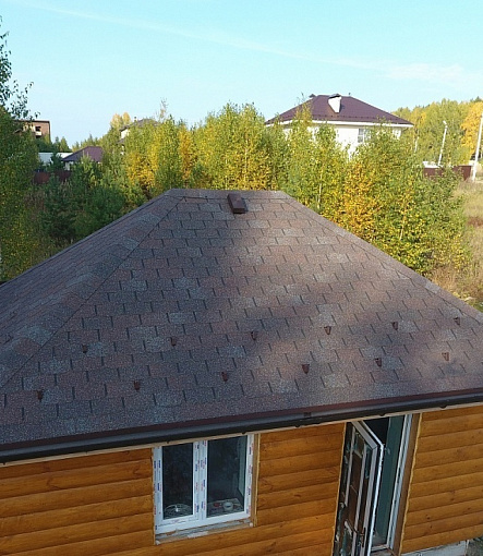 Гибкая черепица, серия PREMIUM, коллекция ЦЮРИХ, цвет Изюм - 2