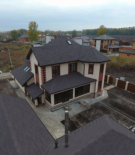 Гибкая черепица, серия PREMIUM, коллекция ЦЮРИХ, цвет Изюм - 4