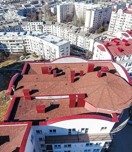 Гибкая черепица, серия STANDARD, коллекция СОТА, цвет Красный - 4