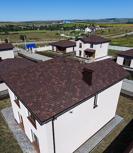 Гибкая черепица, серия STANDARD, коллекция ТЕТРИС, цвет Коричневый - 5