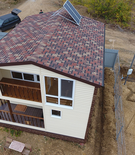 Гибкая черепица, серия PREMIUM, коллекция ГЕНУЯ, цвет Мускат - 6