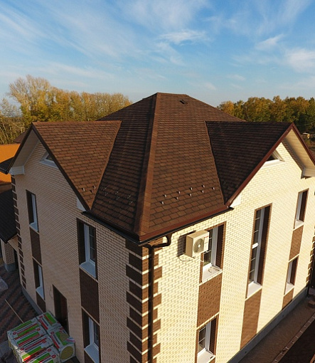 Битумная черепица, Серия Premium, Коллекция Женева, Цвет Арахис - 5