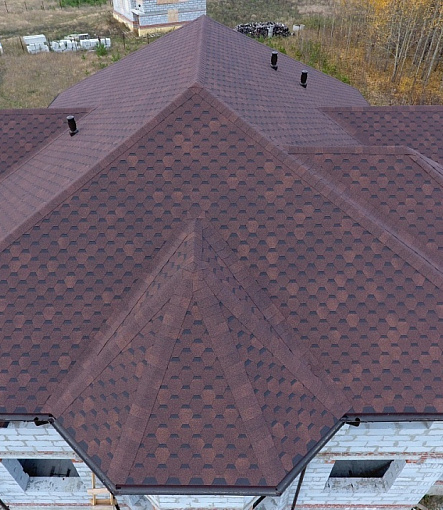 Гибкая черепица, серия STANDARD, коллекция СОТА, цвет Коричневый - 2