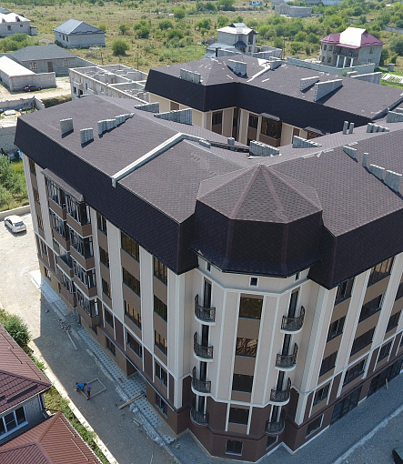 Гибкая черепица, серия EUROPA, коллекция КАРАТ, цвет Коричневый - 1