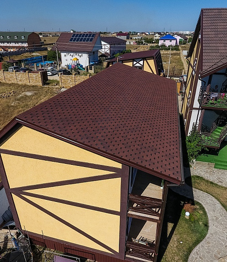 Гибкая черепица, серия STANDARD, коллекция СОТА, цвет Красный - 5