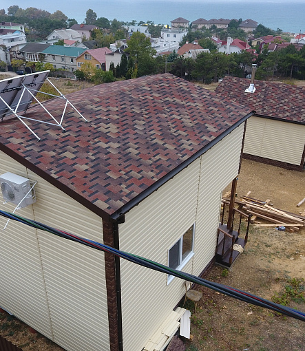 Гибкая черепица, серия PREMIUM, коллекция ГЕНУЯ, цвет Мускат - 4