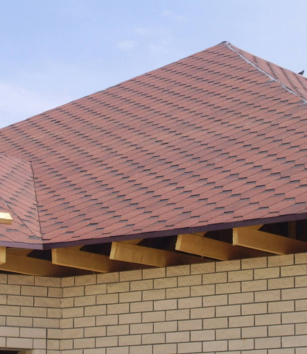 Битумная черепица, Серия Premium, Коллекция Шеффилд, Цвет Клубника - 5