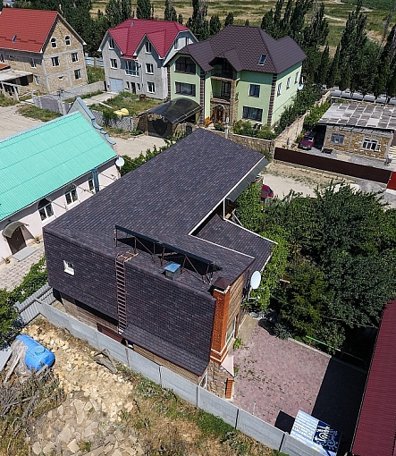 Гибкая черепица, серия PREMIUM, коллекция ЖЕНЕВА, цвет Изюм - 3