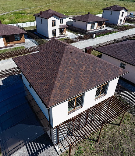 Гибкая черепица, серия STANDARD, коллекция ТЕТРИС, цвет Коричневый - 1