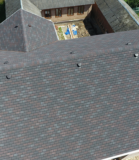 Гибкая черепица, серия PREMIUM, коллекция ЖЕНЕВА, цвет Изюм - 3