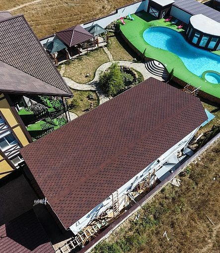 Гибкая черепица, серия STANDARD, коллекция СОТА, цвет Красный - 1