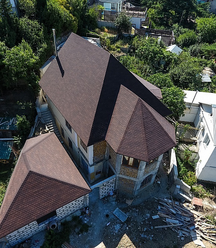 Гибкая черепица, серия STANDARD, коллекция КОЛЬЧУГА, цвет Коричневый - 1