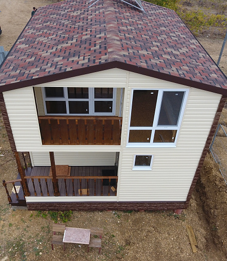 Гибкая черепица, серия PREMIUM, коллекция ГЕНУЯ, цвет Мускат - 7