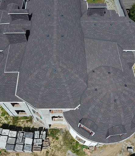 Гибкая черепица, серия PREMIUM, коллекция ЖЕНЕВА, цвет Изюм - 3