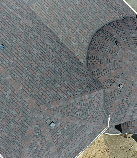 Гибкая черепица, серия PREMIUM, коллекция ЖЕНЕВА, цвет Изюм - 2