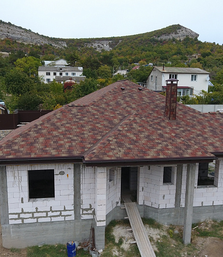 Гибкая черепица, серия PREMIUM, коллекция САППОРО, цвет Мускат - 1