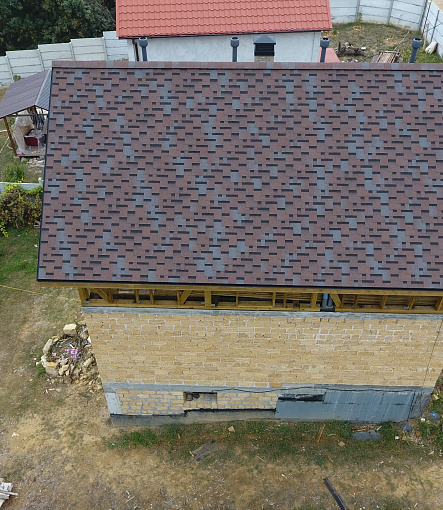 Гибкая черепица, серия PREMIUM, коллекция ГЕНУЯ, цвет Тирамису - 2